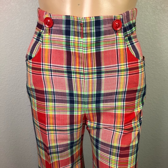 Vintage 1970’s Plaid Pants - Picture 2 of 16